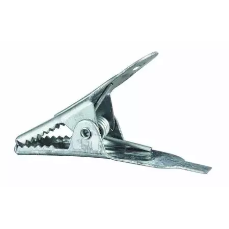 CROCODILE CLIPS WITH MALE BLADE TERMINAL - 25A (Pk 10) | 0-263-27