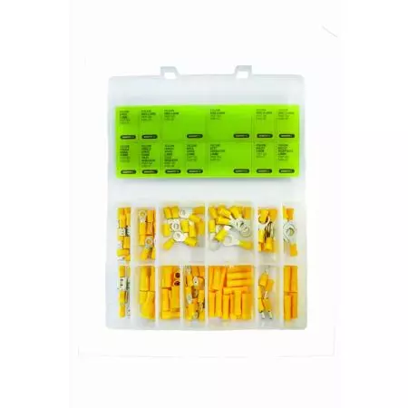 ASSORTED PRE-INSULATED YELLOW TERMINALS