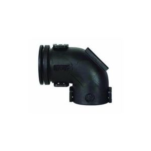 BLACK NYLON UNSEALED 90° ELBOW CONNECTOR - 10NW