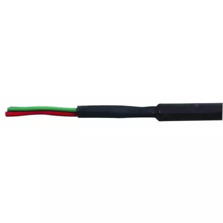 BLACK HEATSHRINK POLYOLEFIN ADHESIVE-LINED TUBING - 6.0MM X 1.2M