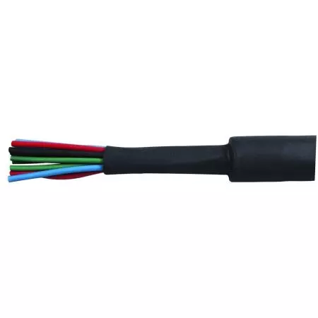 BLACK HEATSHRINK POLYOLEFIN TUBING - 4.8MM