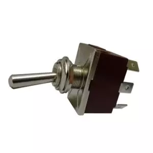 CHANGE OVER OR ON/OFF DOUBLE-POLE SWITCH WITH METAL LEVER - 10A AT 28V