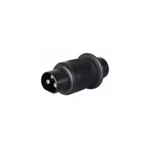 3 PIN PLASTIC NON-REVERSABLE PLUG - 12V