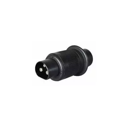 3 PIN PLASTIC NON-REVERSABLE PLUG - 12V