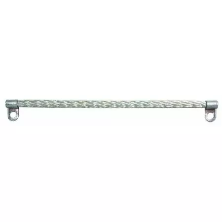 225MM ROUND HEAVY DUTY TINNED COPPER BONDING STRAP - 16/32/0.30MM 260A