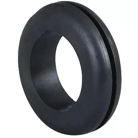 BLACK PVC WIRING GROMMETS 32MM DIAMETER PANEL HOLE (Pk 10) | 0-447-62