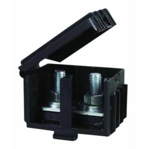 BLACK MOULDED INSULATED HOUSING - FOR CABLES UP TO 25MM²