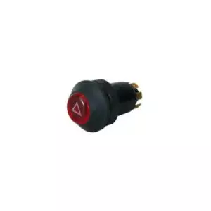 PUSH ON/PUSH OFF ILLUMINATED HAZARD SWITCH - 12V