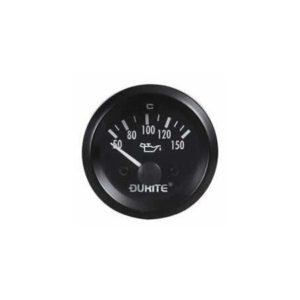 12V OIL TEMPERATURE GAUGE WITH SENDER - 52MM