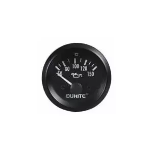 12V OIL TEMPERATURE GAUGE WITH SENDER - 52MM