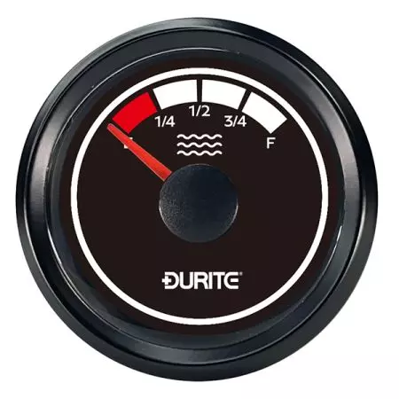 LED ILLUMINATED MARINE WATER GAUGE - 12/24V | 0-525-32