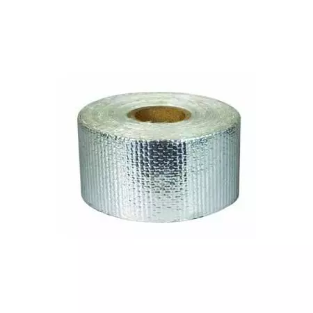 HEAT-REFLECTIVE ALUMINIUM/FIBREGLASS ADHESIVE TAPE - 37MM X 4.5M