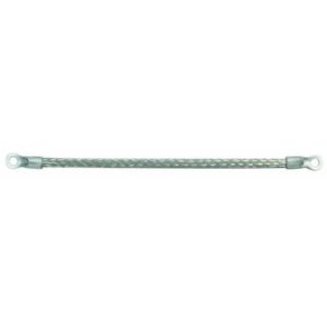 225MM ROUND TINNED COPPER BONDING STRAP - 24/9/0.30MM 110A