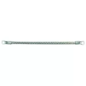 225MM ROUND TINNED COPPER BONDING STRAP - 24/9/0.30MM 110A