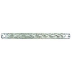 UNIVERSAL 375MM FLAT TINNED COPPER BONDING STRAP - 32/16/0.20MM 110A