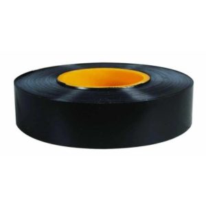 BLACK PVC NON-ADHESIVE LOOM TAPE - 19MM X 40M