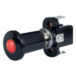 RED LED ILUMINATED PUSH/PULL SWITCH - 12V