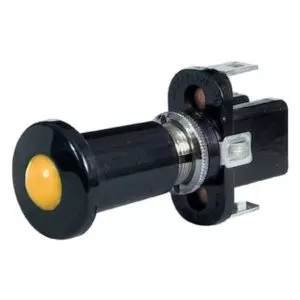 AMBER LED ILUMINATED PUSH/PULL SWITCH - 12V