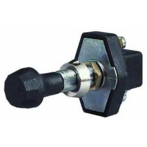 ON/OFF, SINGLE-POLE PUSH/PULL SWITCH - 12.5A AT 24V