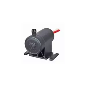 SURFACE-MOUNTED POWER SOCKET WITH COVER WITH FLYING LEADS - 15A