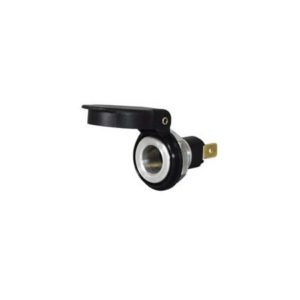 DIN SOCKET WITH SPRING-LOADED CAP - 16A