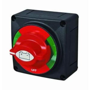 ROTARY MARINE BATTERY ISOLATOR WITH FIXED CONTROL KNOB IN OFF POSITION - 550A 48V