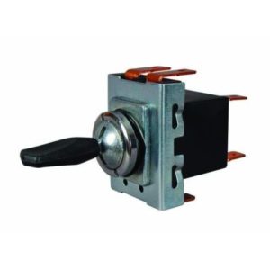 3 WAY ON/ON/ON TOGGLE SWITCH WITH PLASTIC PADDLE LEVER - 10A AT 12V