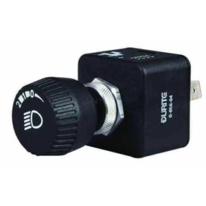 SPLASHPROOF ROTARY OFF/SIDE/HEAD LIGHT SWITCH - 29A AT 12V