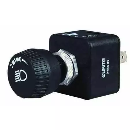 SPLASHPROOF ROTARY OFF/SIDE/HEAD LIGHT SWITCH - 29A AT 12V