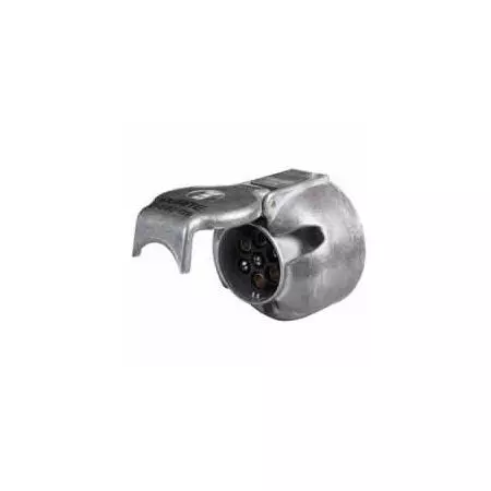 7 PIN METAL CARAVAN SOCKET - 12V ISO 1724 (Pk 5)