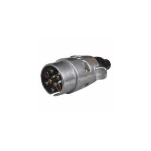 7 PIN METAL CARAVAN PLUG - 12V ISO 3732 (Pk 5)