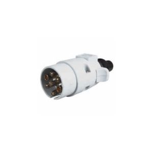 7 PIN PLASTIC CARAVAN PLUG - 12V ISO 3732