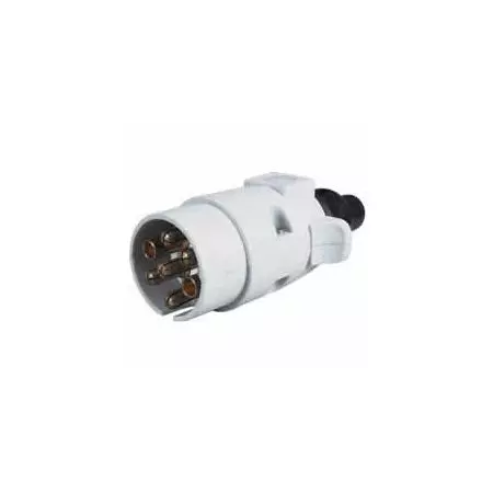 7 PIN PLASTIC CARAVAN PLUG - 12V ISO 3732