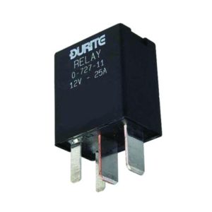 12V MICRO MAKE/BREAK RELAY SEALED WITH RESISTOR - 25A