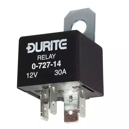 12V MINI MAKE/BREAK RELAY - WITH DIODE - 30A