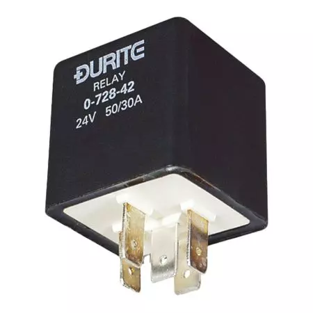 24V MINI EXTRA HEAVY DUTY CHANGE OVER RELAY - 40/50A