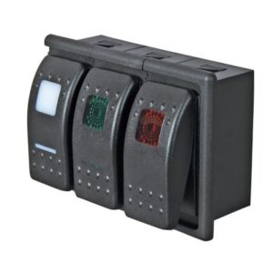 OFF/ON SINGLE-POLE ONE-ILLUMINATION TWO-POSITION ROCKER SWITCH BODY
