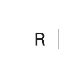 RIGHT LEGEND FOR SINGLE-ILLUMINATED ROCKER SWITCH