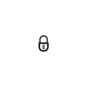 LOCK LEGEND FOR SINGLE-ILLUMINATED ROCKER SWITCH