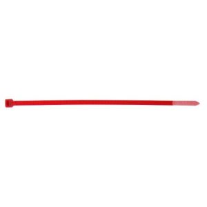 RED NYLON 6.6 CABLE TIES - 200 X 4.8MM