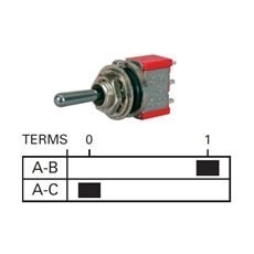 Change-Over or On/Off - Two Position - 5A at 28V