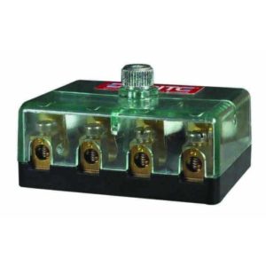 4 WAY FUSE BOX FOR CONTINENTAL TYPE FUSE