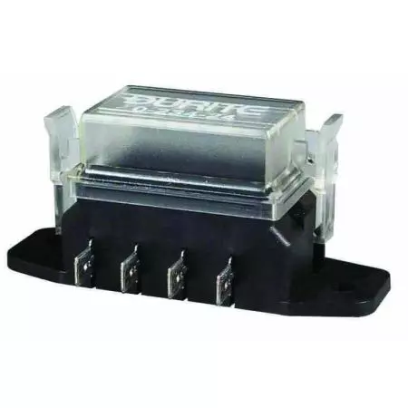 4 WAY SIDE ENTRY FUSE BOX FOR BLADE TYPE FUSE