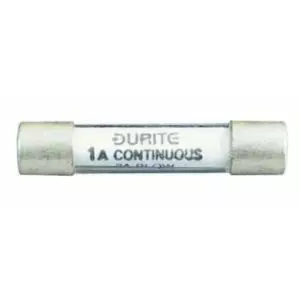 32MM FLAT-ENDED GLASS FUSE - 5A CONTINUOUS 10A BLOW