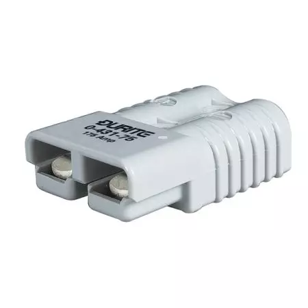 GREY POLYCARBONATE 2-POLE HIGH CURRENT CONNECTOR - 120A