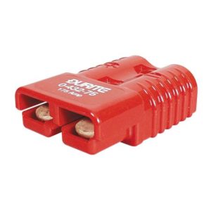 RED POLYCARBONATE 2-POLE HIGH CURRENT CONNECTOR - 50A