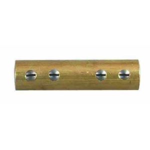 BRASS CABLE CONNECTOR WITH HEAT-SHRINKABLE SLEEVE - FOR CABLES UP TO 40MM²