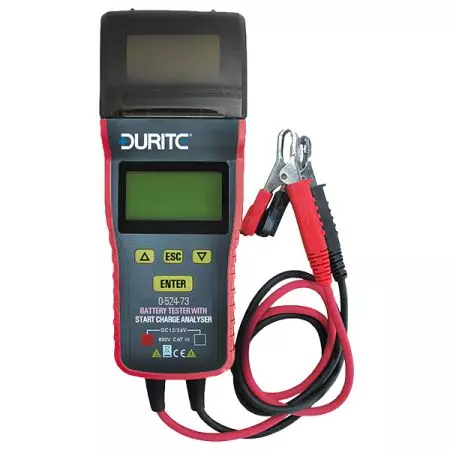 12/24V BATTERY TESTER WITH START CHARGE ANALYZER