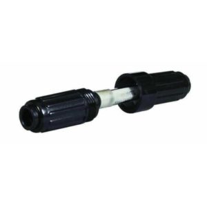 IN-LINE FUSEHOLDER FOR 32MM FUSE - BLACK