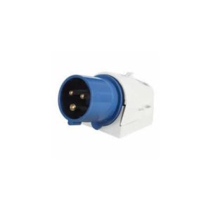 16A 230V BLUE SURFACE-MOUNTED PLUG